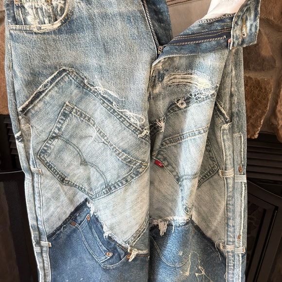 Micas Distressed Patchwork Women’s Jeans - Picture 8 of 8